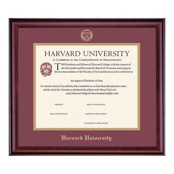 Harvard University Horizontal Certificate Frame Harvard The Coop Harvard University Horizontal Certificate Frame Harvard The Coop