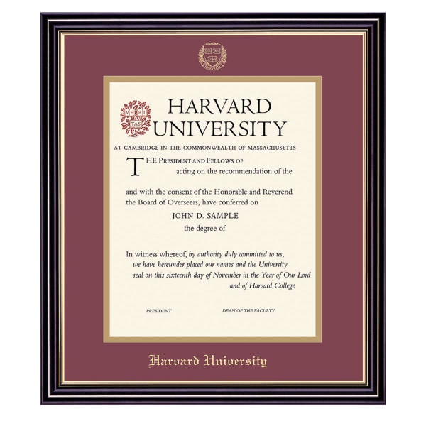 Harvard University Vertical Certificate Frame Harvard The Coop Harvard University Vertical Certificate Frame Harvard The Coop