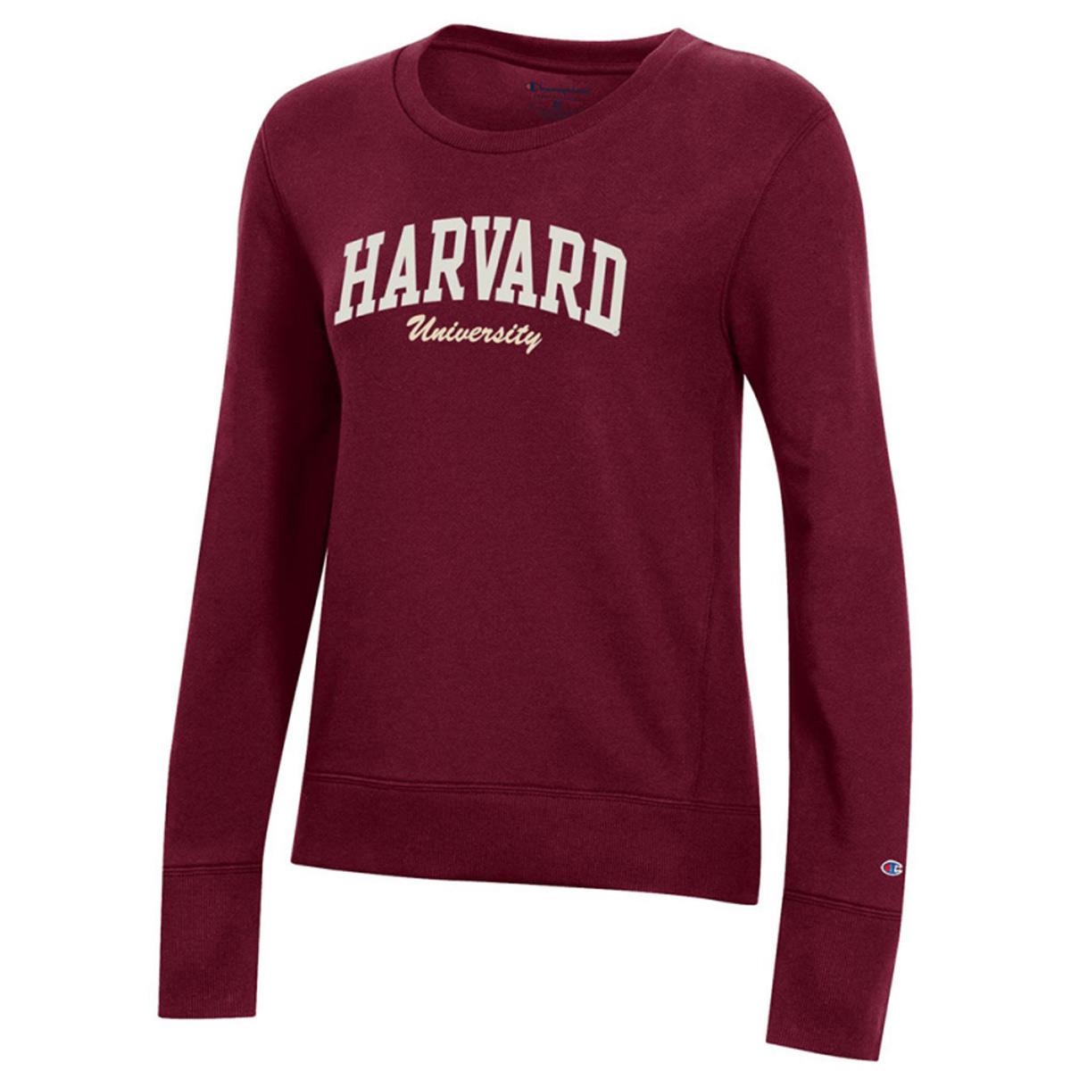 Vintage Champion Harvard University Hockey Crew Neck Sweatshirt