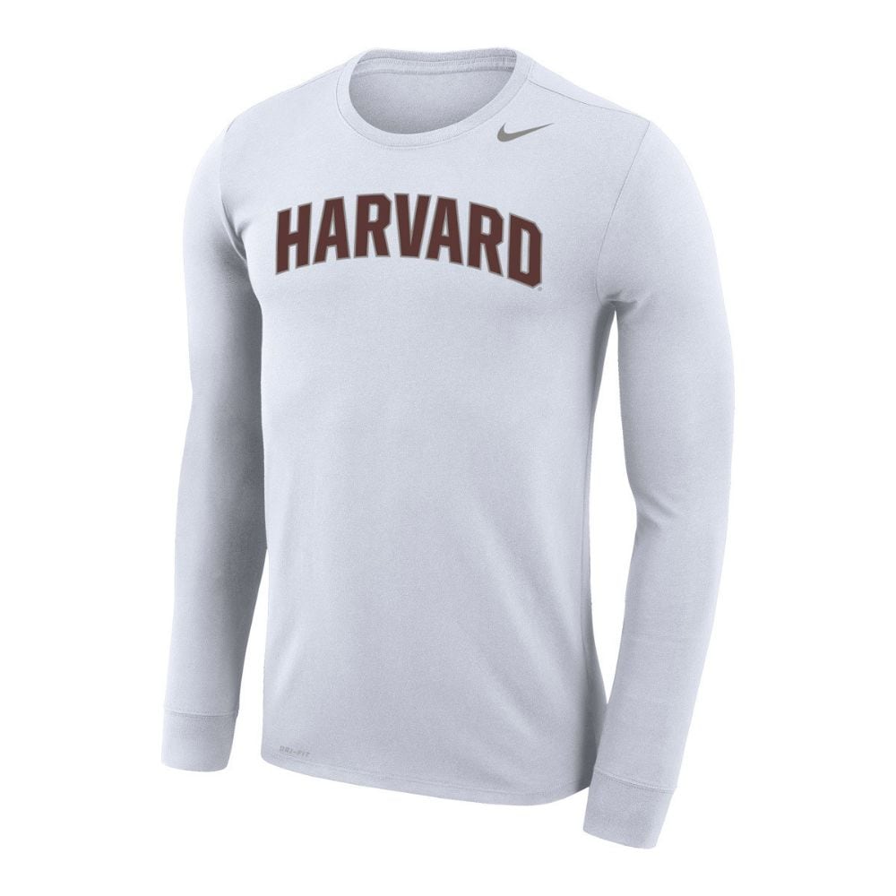 Harvard Nike Dri-Fit Legend Long Sleeve Tee Shirt